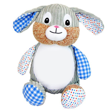 Load image into Gallery viewer, Clovis Brampton the Blue Harlequin Bunny